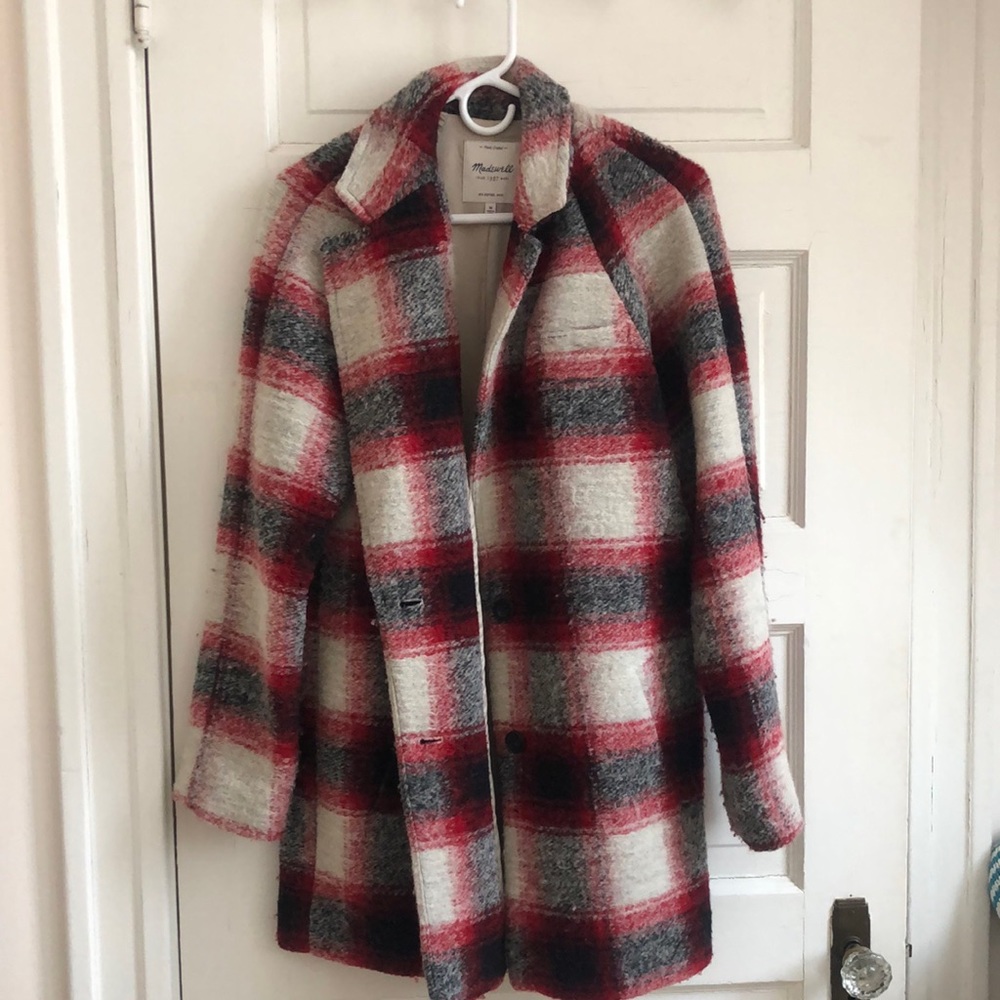 Madewell plaid coat